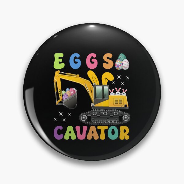 Item preview, Eggs Cavator Happy Easter Funny Excavator Egg Kids  designed and sold by boomthetees.