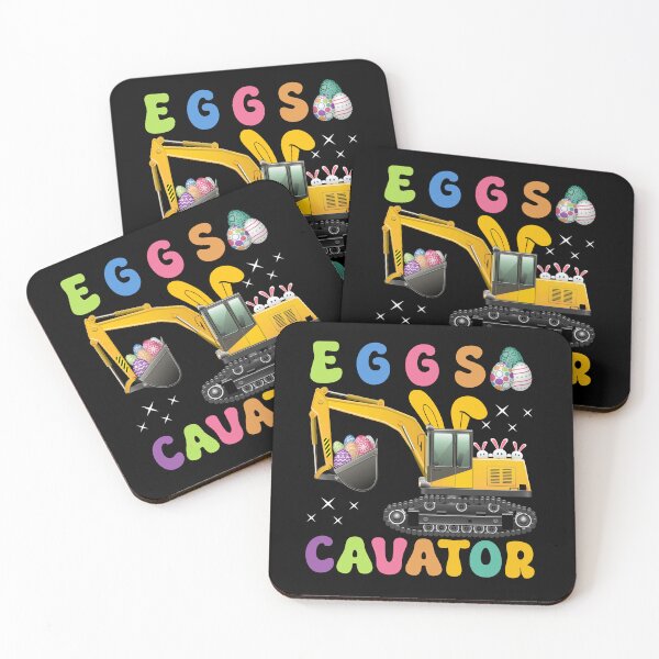 Item preview, Eggs Cavator Happy Easter Funny Excavator Egg Kids  designed and sold by boomthetees.