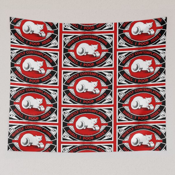 Item preview, Quietly Contemplating Shall I Poop Here designed and sold by Mag-nificentMag.