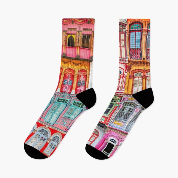 Item preview, Singapore, Heritage Shophouses of Singapore, In RED designed and sold by John Seaton Callahan.