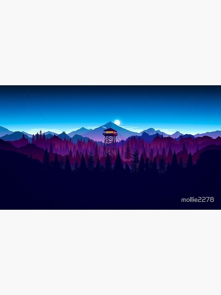 "Firewatch Background" Poster by mollie2278 | Redbubble