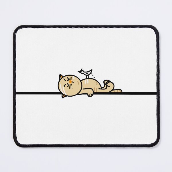 Item preview, Funny cat with seagull designed and sold by spontania.