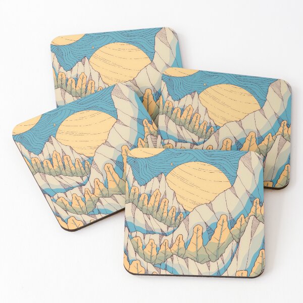 Item preview, Sun forest mounts  designed and sold by Swadeillustrations.