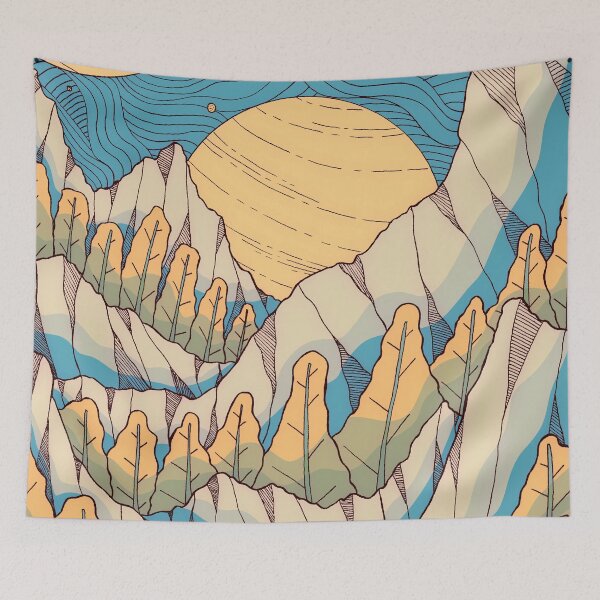 Item preview, Sun forest mounts  designed and sold by Swadeillustrations.