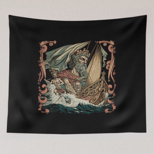 Item preview, Water god art design gifts designed and sold by TheLaundryLady.
