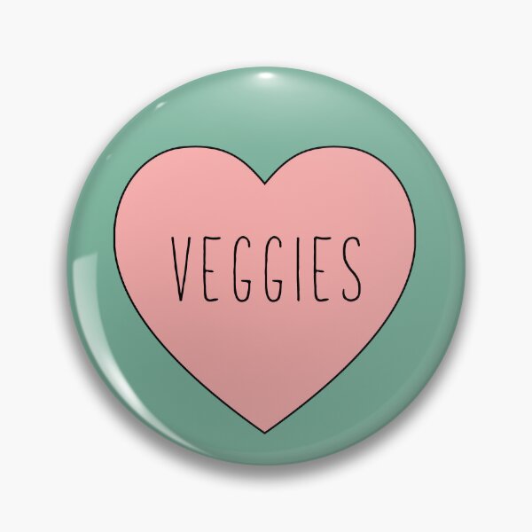 Item preview, I Love Veggies Heart | Black Variant designed and sold by thepinecones.