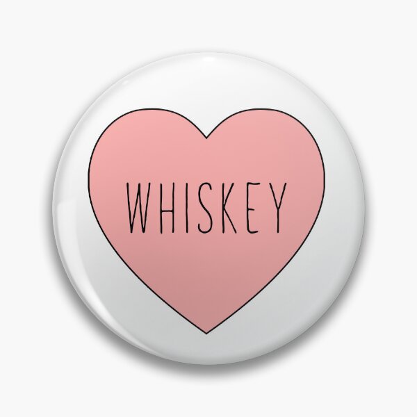 Item preview, I Love Whiskey Heart | White Variant designed and sold by thepinecones.