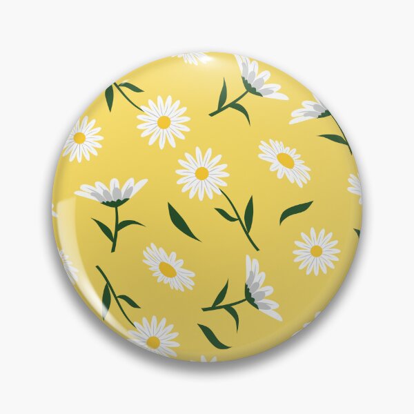 Item preview, Beautiful white daisies flowers pattern on an green background designed and sold by GraphicDream.