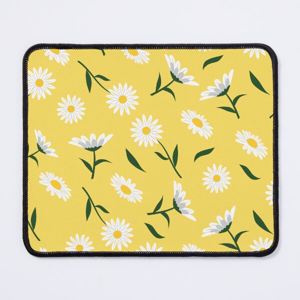 Item preview, Beautiful white daisies flowers pattern on an green background designed and sold by GraphicDream.