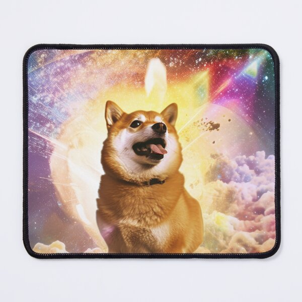 Item preview, Shiba Inu - Rainbow Space Explosion designed and sold by Junkie Ai.