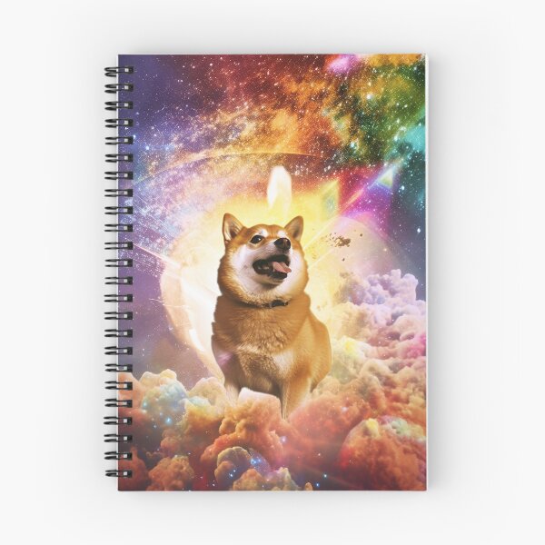 Item preview, Shiba Inu - Rainbow Space Explosion designed and sold by Junkie Ai.