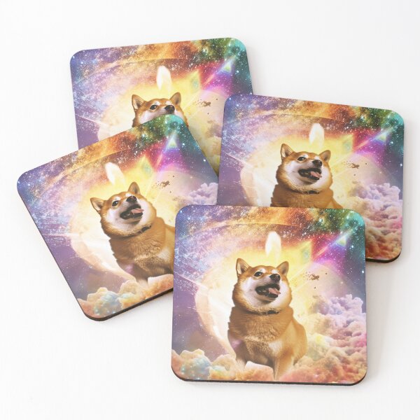 Item preview, Shiba Inu - Rainbow Space Explosion designed and sold by Junkie Ai.