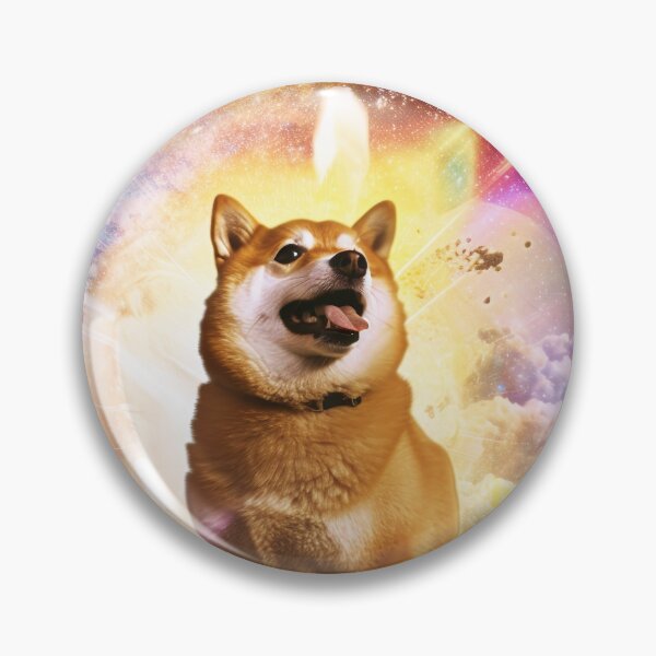 Item preview, Shiba Inu - Rainbow Space Explosion designed and sold by Junkie Ai.