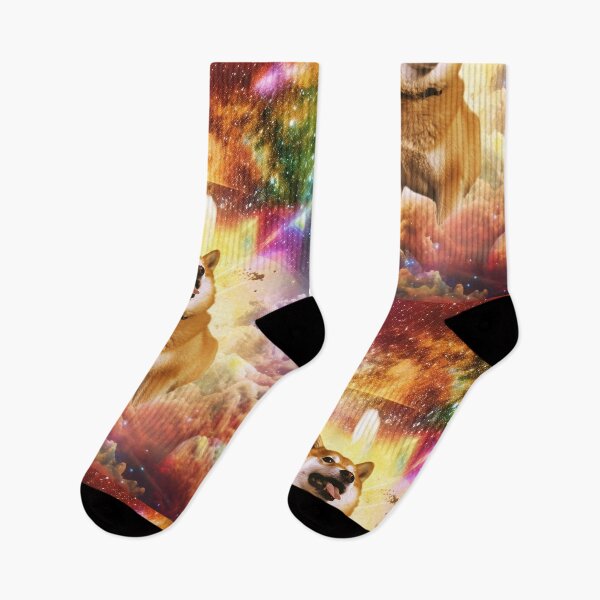 Item preview, Shiba Inu - Rainbow Space Explosion designed and sold by Junkie Ai.