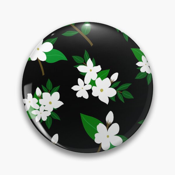 Item preview, Cute Daisy flowers seamless pattern on black background designed and sold by GraphicDream.