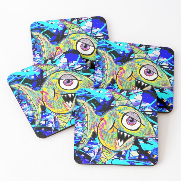 Item preview, sticker cool fish  designed and sold by LowEndGraphics.