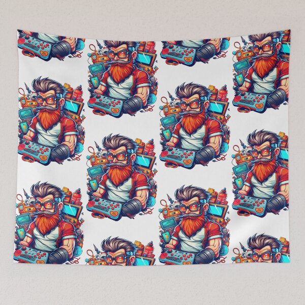 Item preview, Cool Cartoon Action Gamer with equipment designed and sold by Piotrek0001.