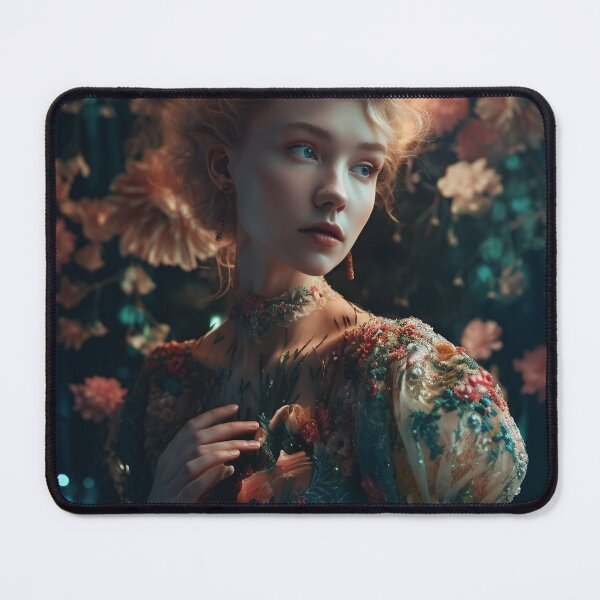 Item preview, Beautiful woman in Rococo Style Dress - Halls of Versailles designed and sold by Junkie Ai.