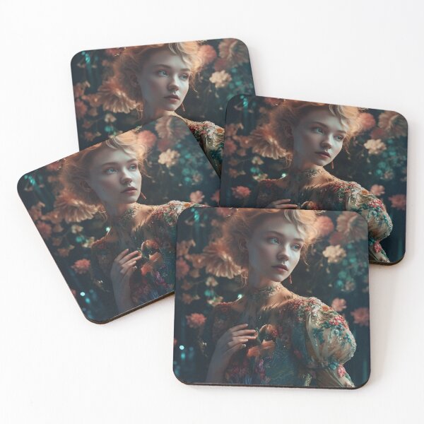 Item preview, Beautiful woman in Rococo Style Dress - Halls of Versailles designed and sold by Junkie Ai.