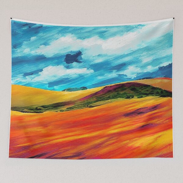 Item preview, Yellow Red Hills designed and sold by Esskay Designs.