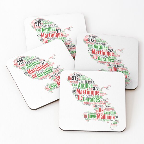 Item preview, Martinique 972 Caribbean Lover Island Map designed and sold by Olympique1359.