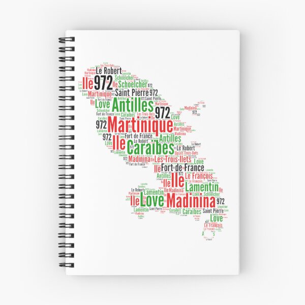 Item preview, Martinique 972 Caribbean Lover Island Map designed and sold by Olympique1359.