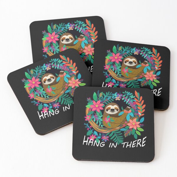 Item preview, Funny cute sloth, in foliage designed and sold by SvarunPogani.
