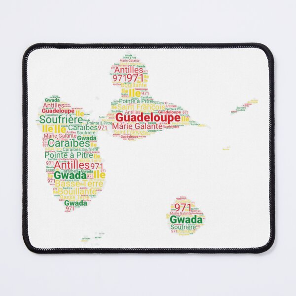 Item preview, Guadeloupe 971 Caribbean Caribbean Island Map designed and sold by Olympique1359.
