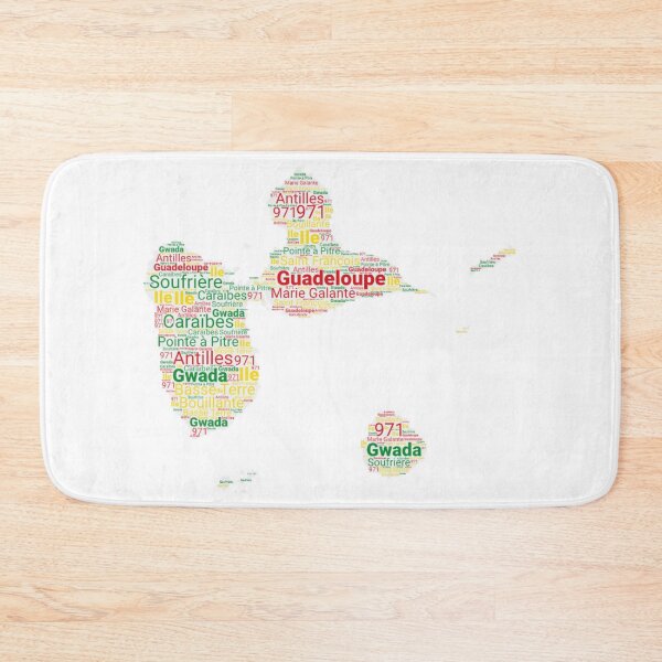 Item preview, Guadeloupe 971 Caribbean Caribbean Island Map designed and sold by Olympique1359.