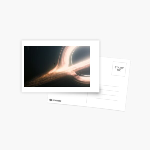 Interstellar Black Hole Postcard