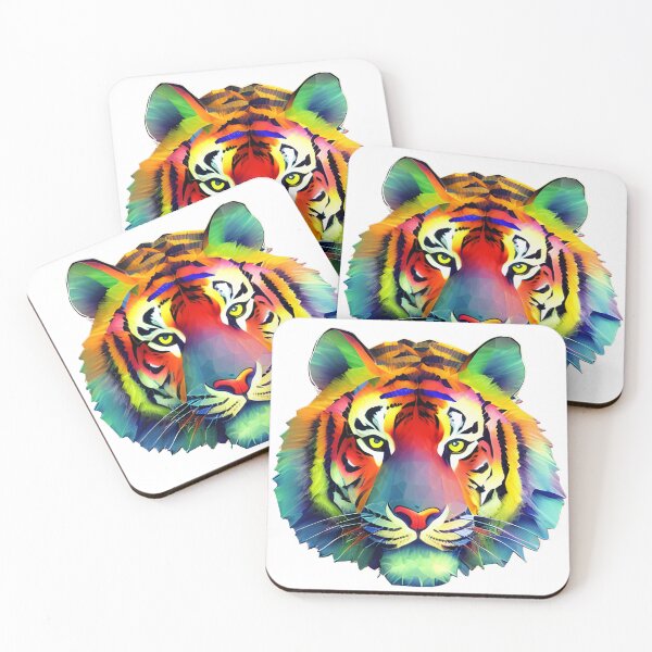 Item preview, Rainbow Tiger designed and sold by popkulturniy.