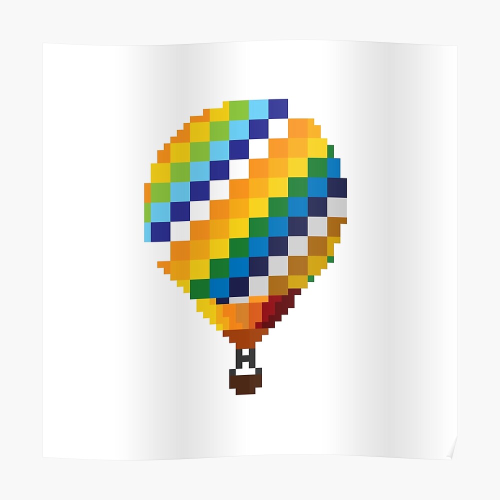 Pixel Bts Young Forever Hot Air Balloon Sticker By Btspixels Redbubble