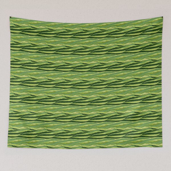 Item preview, Green Tide Moss, seamless pattern designed and sold by EmeraldeaArt.