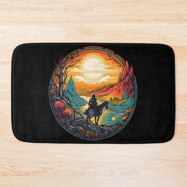 Item preview, A legendary hero's journey through treacherous landscapes designed and sold by Waveval.
