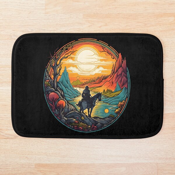 Item preview, El viaje de un héroe legendario a través de paisajes traicioneros designed and sold by Waveval.