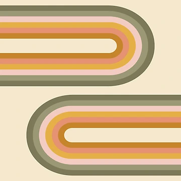 Artwork thumbnail, Double Spring Rainbow Pattern by Throwtopia