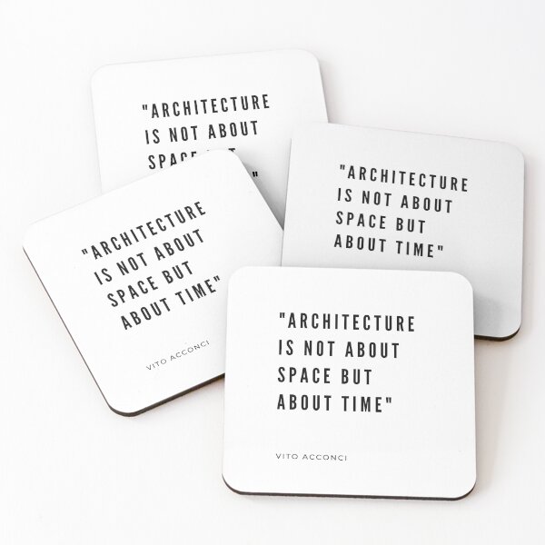 Item preview, Architecture Is Not About Space But About Time designed and sold by ARCHITECTURE/ everything.