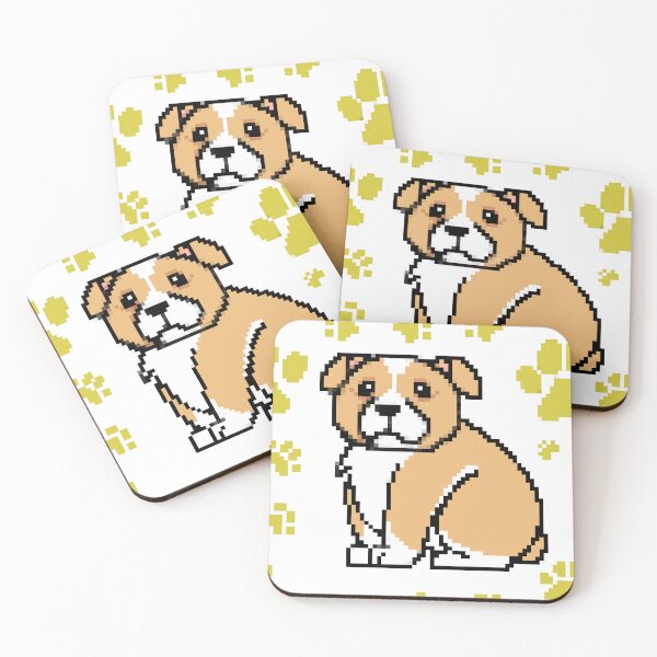 Item preview, cute doggo patterns yellow designed and sold by Chaoticzarts.