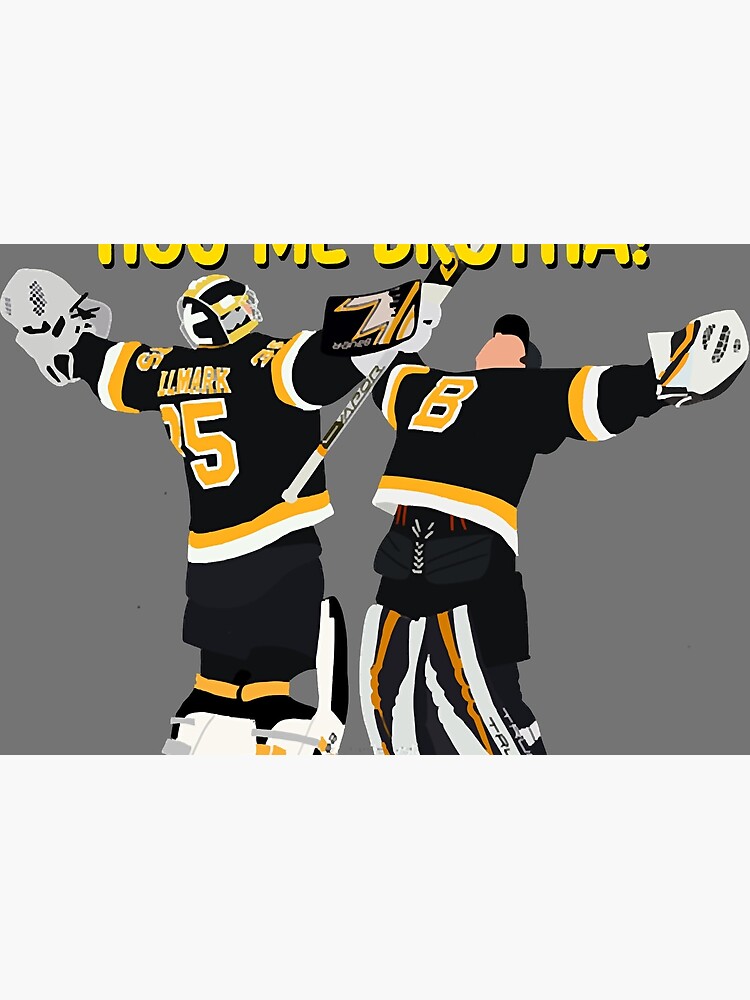 Boston Bruins Linus Ullmark And Jeremy Swayman Win Hug Repeat