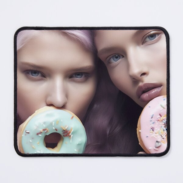 Donuts Love Mouse Pad