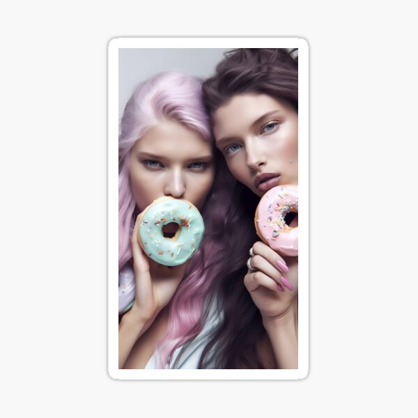 Donuts Love Sticker