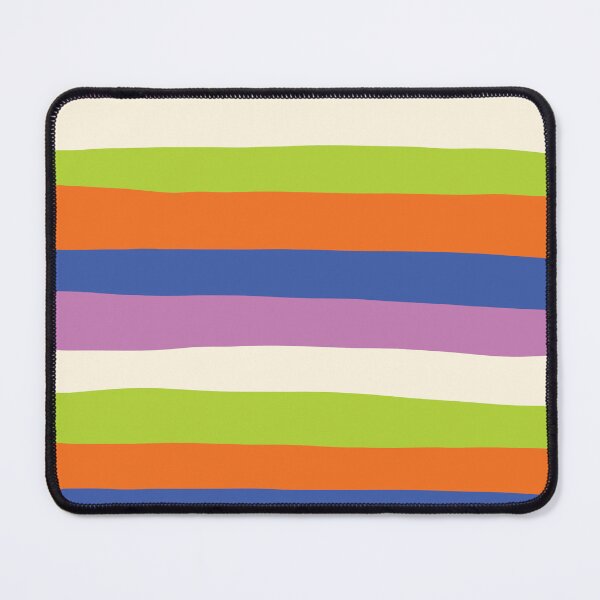 Item preview, Uneven Stripes - Blue, Orange, Purple, Green, and Cream designed and sold by LAEC-Shop.