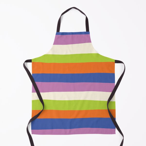 Item preview, Uneven Stripes - Blue, Orange, Purple, Green, and Cream designed and sold by LAEC-Shop.