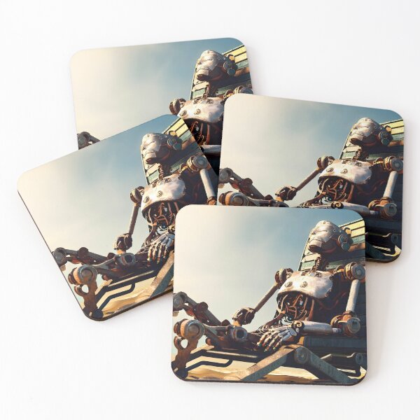 Item preview, Robot (Automaton) sunbathing designed and sold by uasi.