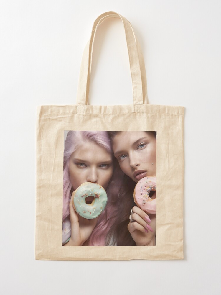 Thumbnail 2 of 5, Tote Bag, Donuts Love designed and sold by alicemonbercomp.