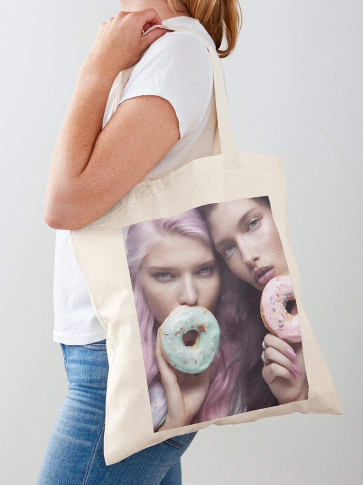 Thumbnail 1 of 5, Tote Bag, Donuts Love designed and sold by alicemonbercomp.