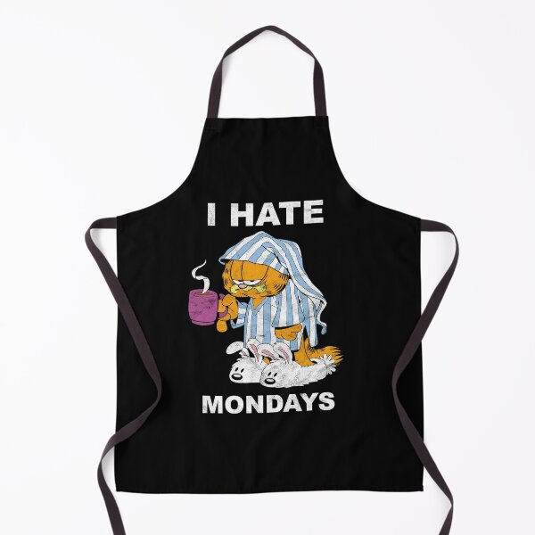 Item preview, I Hate Monday Cartoon Cat Gift Fan designed and sold by ElenaUysal.