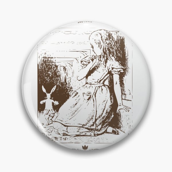 Item preview, Alice in wonderland illustration curiouser and curiouser graphic print designed and sold by Rubyslemons321.
