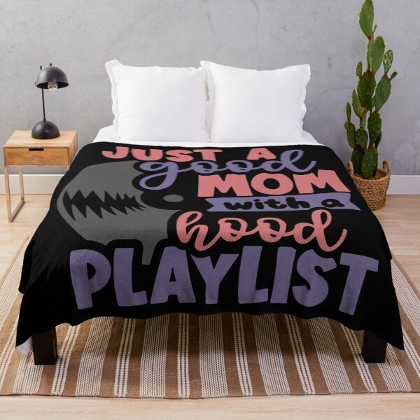 Item preview, Copy of Just a Good Mom with a Hood Playlist - Funny designed and sold by printify.