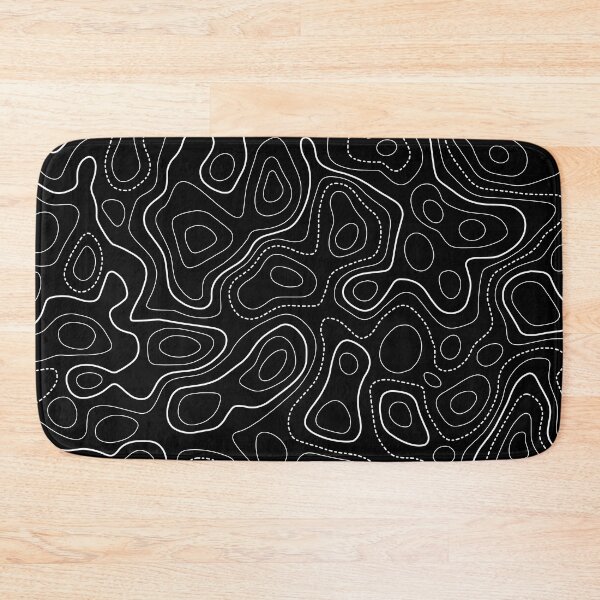 Item preview, Topography Pattern. Black and white color designed and sold by Aetherier.